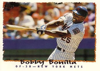 1995 Topps #502 Bobby Bonilla Front
