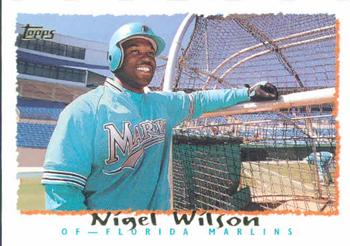 1995 Topps #506 Nigel Wilson Front