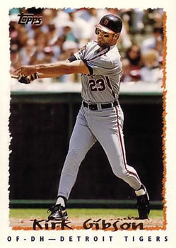 1995 Topps #519 Kirk Gibson Front