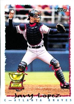 1995 Topps #567 Javy Lopez Front