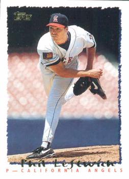 1995 Topps #619 Phil Leftwich Front