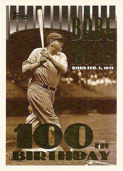 1995 Topps #3 Babe Ruth Front