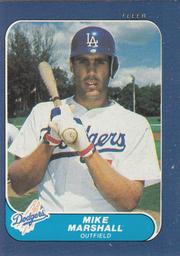 1986 Fleer Classic Miniatures #30 Mike Marshall Front