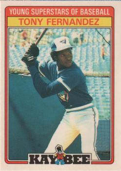 1986 Topps Kay-Bee Young Superstars of Baseball #11 Tony Fernandez Front