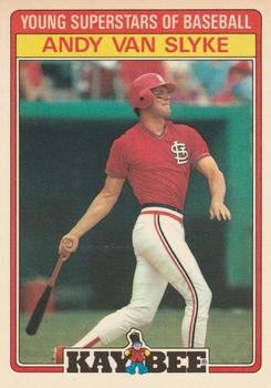 1986 Topps Kay-Bee Young Superstars of Baseball #32 Andy Van Slyke Front