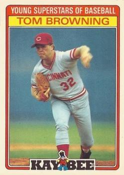1986 Topps Kay-Bee Young Superstars of Baseball #3 Tom Browning Front