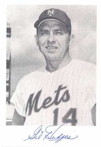1969 New York Mets Picture Pack A #NNO Gil Hodges Front