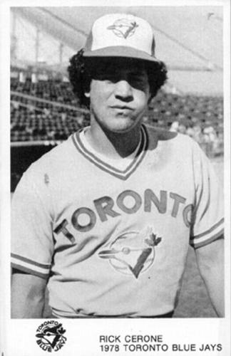 1978 Toronto Blue Jays Postcards #6 Rick Cerone Front