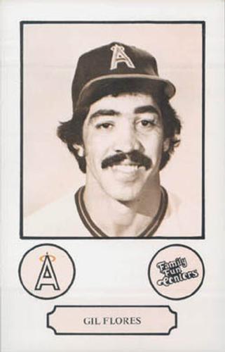 1978 Family Fun Centers California Angels #10 Gil Flores Front