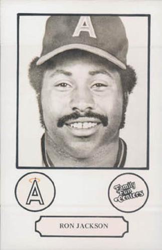 1978 Family Fun Centers California Angels #19 Ron Jackson Front