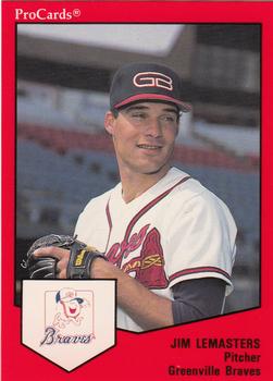 1989 ProCards Minor League Team Sets #1176 Jim LeMasters Front