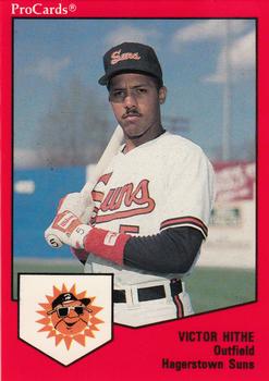 1989 ProCards Minor League Team Sets #272 Victor Hithe Front
