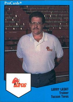 1989 ProCards Minor League Team Sets #182 Larry Lasky Front