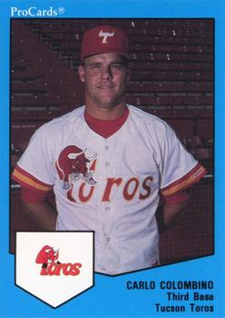1989 ProCards Minor League Team Sets #206 Carlo Colombino Front