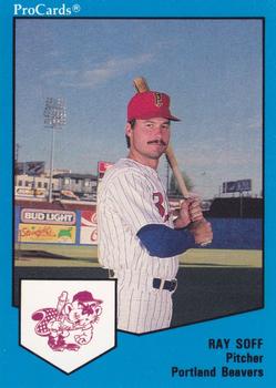1989 ProCards Minor League Team Sets #216 Ray Soff Front