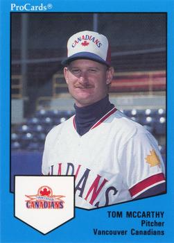 1989 ProCards Minor League Team Sets #593 Tom McCarthy Front