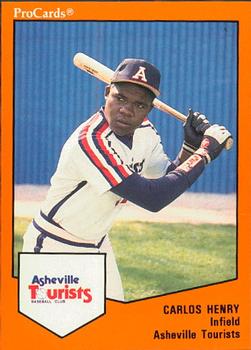1989 ProCards Minor League Team Sets #965 Carlos Henry Front