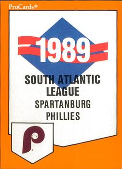 1989 ProCards Minor League Team Sets #1027 Checklist Front