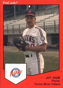 1989 ProCards Minor League Team Sets #1298 Jeff Shaw Front