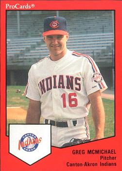 1989 ProCards Minor League Team Sets #1315 Greg McMichael Front