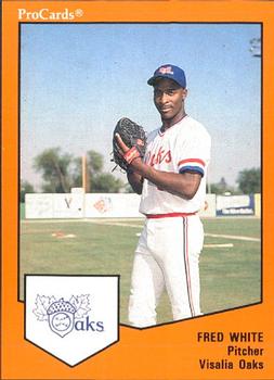 1989 ProCards Minor League Team Sets #1446 Fred White Front