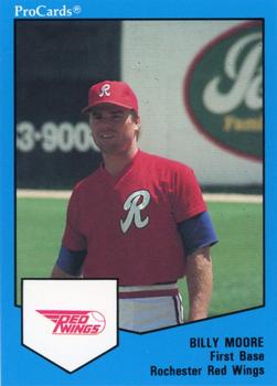 1989 ProCards Minor League Team Sets #1647 Billy Moore Front