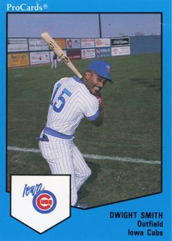 1989 ProCards Minor League Team Sets #1708 Dwight Smith Front