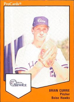1989 ProCards Minor League Team Sets #2000 Brian Currie Front