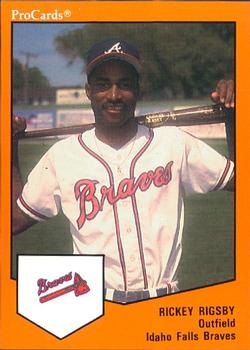 1989 ProCards Minor League Team Sets #2013 Rickey Rigsby Front
