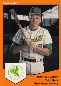 1989 ProCards Minor League Team Sets #410 Mike Mulvaney Front
