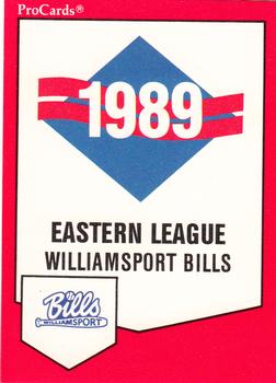1989 ProCards Minor League Team Sets #625 Checklist Front