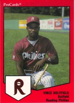 1989 ProCards Minor League Team Sets #661 Vince Holyfield Front