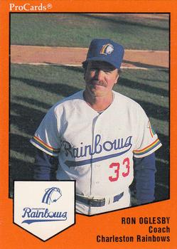 1989 ProCards Minor League Team Sets #978 Ron Oglesby Front