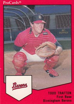 1989 ProCards Minor League Team Sets #97 Todd Trafton Front