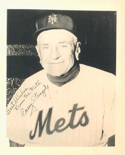 1963 New York Mets 4x5 Photos #NNO Casey Stengel Front