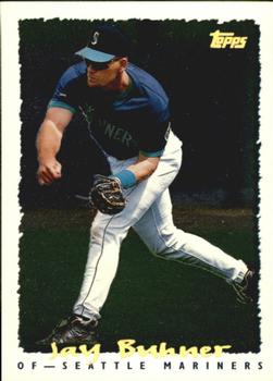 1995 Topps - CyberStats (Spectralight) #021 Jay Buhner Front