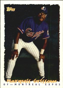 1995 Topps - CyberStats (Spectralight) #171 Marquis Grissom Front