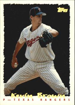 1995 Topps - CyberStats (Spectralight) #349 Kevin Brown Front