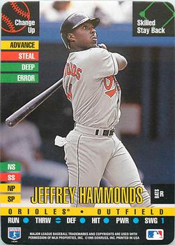 1995 Donruss Top of the Order #NNO Jeffrey Hammonds Front
