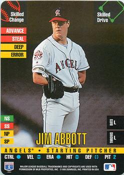 1995 Donruss Top of the Order #NNO Jim Abbott Front