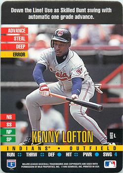 1995 Donruss Top of the Order #NNO Kenny Lofton Front