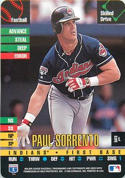 1995 Donruss Top of the Order #NNO Paul Sorrento Front