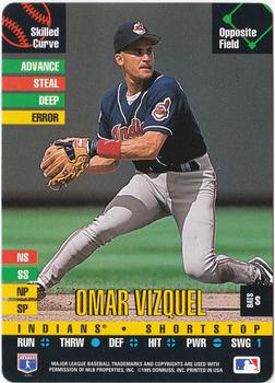 1995 Donruss Top of the Order #NNO Omar Vizquel Front