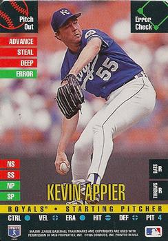 1995 Donruss Top of the Order #NNO Kevin Appier Front