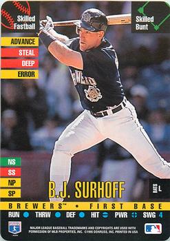 1995 Donruss Top of the Order #NNO B.J. Surhoff Front