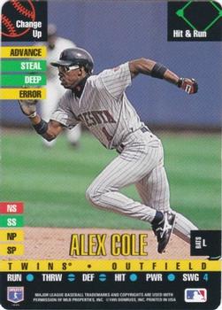 1995 Donruss Top of the Order #NNO Alex Cole Front