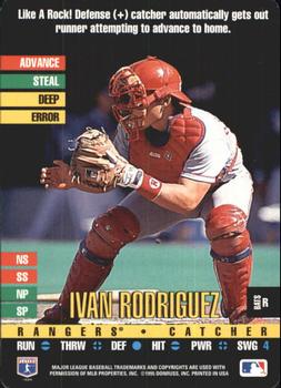 1995 Donruss Top of the Order #NNO Ivan Rodriguez Front