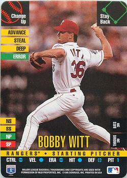 1995 Donruss Top of the Order #NNO Bobby Witt Front