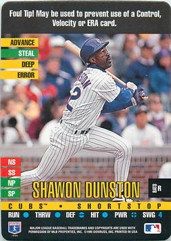 1995 Donruss Top of the Order #NNO Shawon Dunston Front