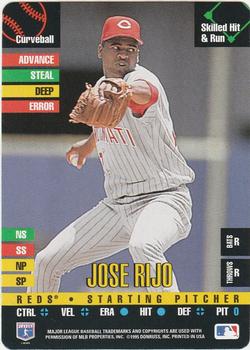 1995 Donruss Top of the Order #NNO Jose Rijo Front